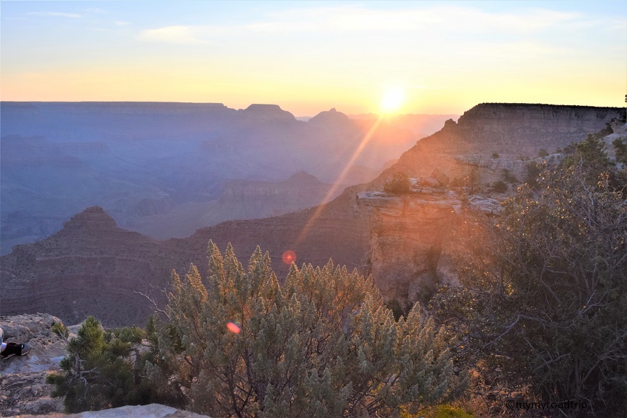 Grand Canyon lever du soleil